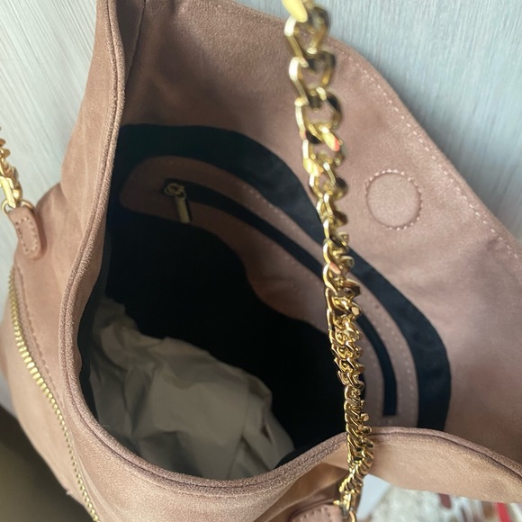 Dusty Rose suede purse/clutch - Picture 4 of 6